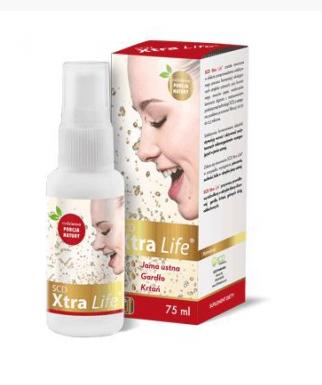 PROBIOTICS SCD Xtra Life spray prebiotyczny jama ustna gardło krtań 75 ml