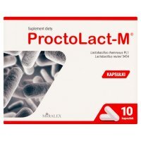 ProctoLact-M Doustny Probiotyk Proktologiczny 400mg, 10 kapsułek