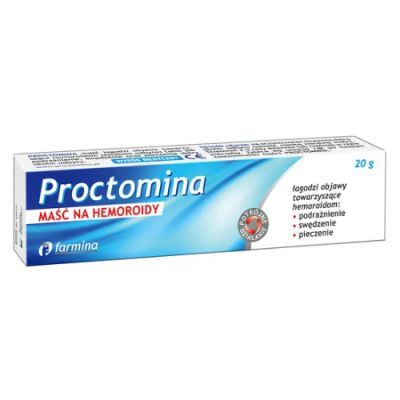 PROCTOMINA Maść na hemoroidy 20 g