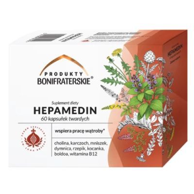Produkty Bonifraterskie Hepamedin, 60 kaps.