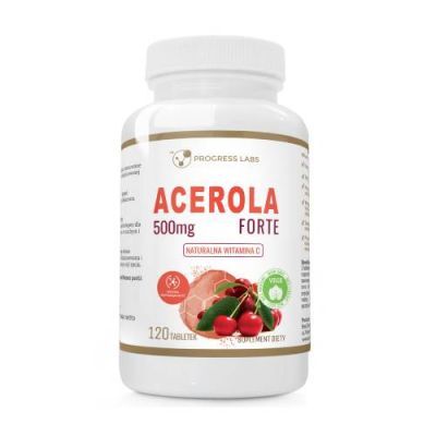 Progress Labs Acerola Forte 500 mg, 120 tabl.