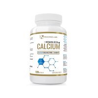PROGRESS LABS Calcium Wapń 1000 mg + Witamina D3 2000 IU 120 kapsułek