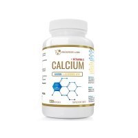 PROGRESS LABS Calcium Wapń 400 mg + Witamina C 120 kapsułek