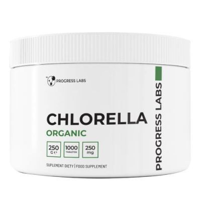 Progress Labs Chlorella Organic 250 mg, 1000 tabl.