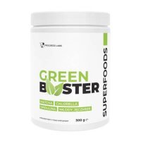Progress Labs Green Booster Matcha Chlorella Spirulina Młody Jęczmień, 300 g