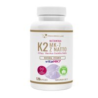 Progress Labs K2 MK-7 z natto 200 mcg vitaMK7, 120 kaps.
