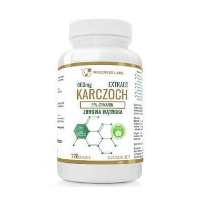 Progress Labs Karczoch ekstrakt 600 mg, 120 kaps.