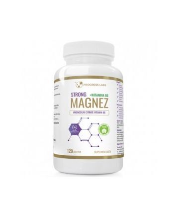 PROGRESS LABS Magnez Strong + Witamina B6 120 tabletek