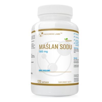 Progress Labs Maślan sodu 585 mg, 120 kaps.