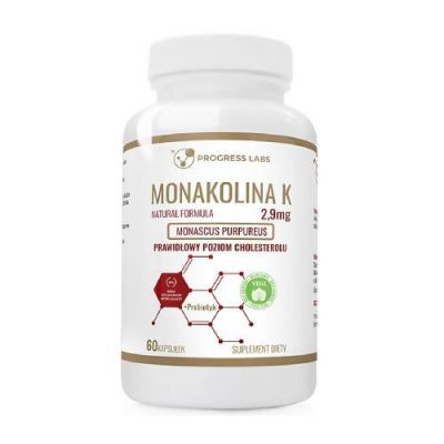 Progress Labs Monakolina K 2,9 mg, 60 kaps.