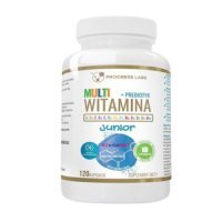 Progress Labs Multiwitamina Junior + Prebiotyk, 120 kaps.