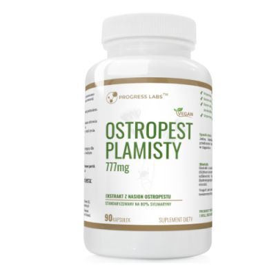 Progress Labs Ostropest plamisty 777 mg, 90 kaps.