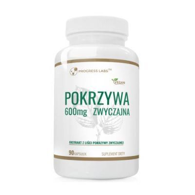 Progress Labs Pokrzywa zwyczajna ekstrakt 600 mg, 90 kaps.