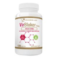 Progress Labs Virbloker Chelat cynku 15 mg smak malinowy, 120 tabl. do ssania