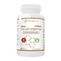 Progress Labs Żeń-szeń syberyjski ekstrakt 400 mg, 90 kaps.