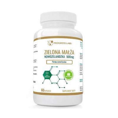 Progress Labs Zielona małża nowozelandzka 500 mg, 60 kaps.