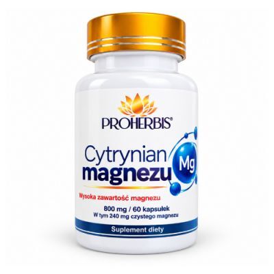 Proherbis Cytrynian magnezu, 60 kaps.