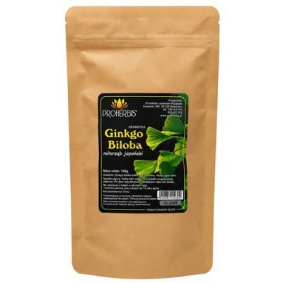Proherbis Ginkgo biloba Miłorząb japoński, 100 g