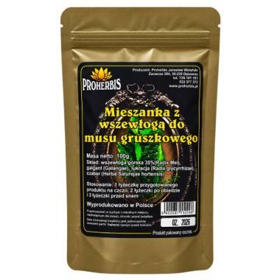 Proherbis Mieszanka z wszewłogą do musu gruszkowego, 100 g