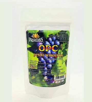 PROHERBIS Pestki winogron OPC mielone 100 g