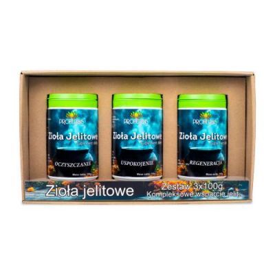 Proherbis Zioła jelitowe. Zestaw 3 x 100 g