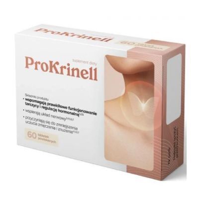ProKrinell, wspomagają prawidłowe funkcjonowanie tarczycy, 60 tabletek KRÓTKA DATA 31.03.2026