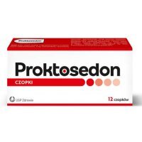 Proktosedon, 12 czopków - lek na hemoroidy