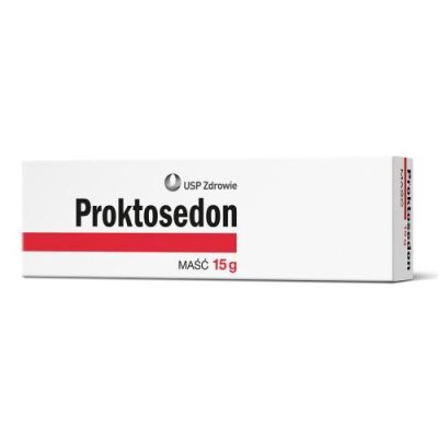 Proktosedon maść, 15 g - lek na hemoroidy