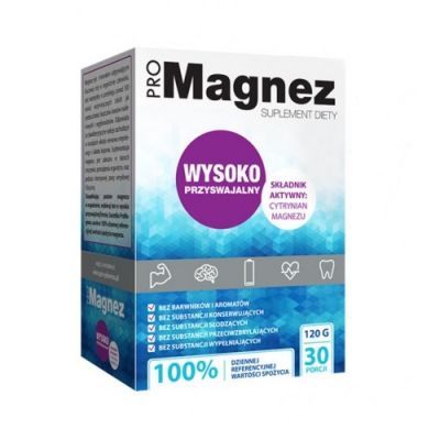 PROMAGNEZ cytrynian magnezu 30 saszetek