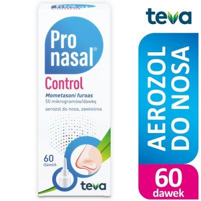 PRONASAL CONTROL aerozol do nosa 0,05 mg/daw. 1 butelka 60 dawek