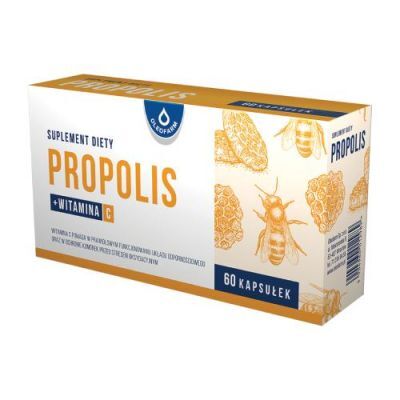 Propolis z witaminą C, 60 kapsułek OLEOFARM