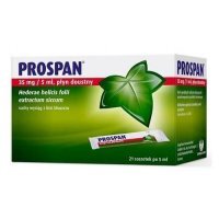 Prospan 35mg/5ml, płyn doustny, 21 saszetek KRÓTKA DATA 31.10.2026