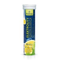 Protego Elektrolity Lemon &amp; Mint, 20 tabl. musujących