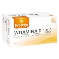PROTEGO WITAMINA D 1000 60 kapsułek