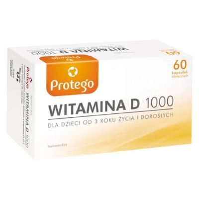 PROTEGO WITAMINA D 1000 60 kapsułek