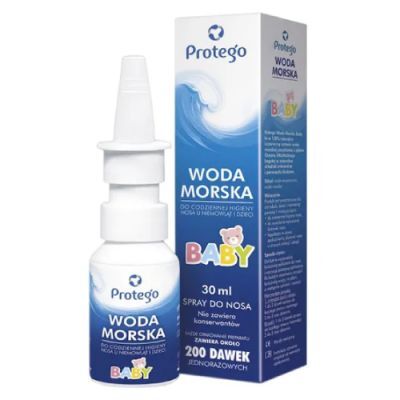 PROTEGO WODA MORSKA Baby spray do nosa 30 ml