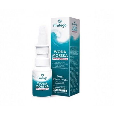 PROTEGO Woda Morska Hipertoniczna spray do nosa, 30ml  KRÓTKA DATA 31.01.2026