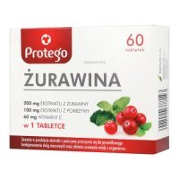 Protego Żurawina - 60 tabletek KRÓTKA DATA 31.12.2024