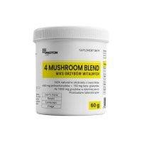 Proton Labs 4 Mushroom Blend Lion's mane, Reishi, Cordyceps, Chaga, 60 g