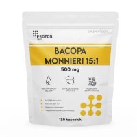 Proton Labs Bacopa Monnieri 500 mg 15:1, 120 kaps.