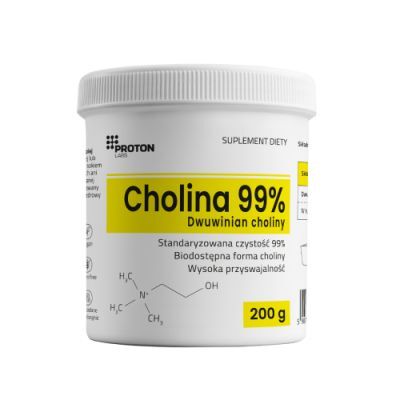 Proton Labs Cholina 99% Dwuwinian choliny, 200 g