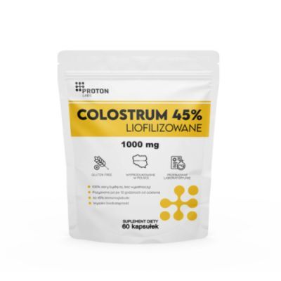 Proton Labs Colostrum 45% Liofilizowane 1000 mg, 60 kaps.