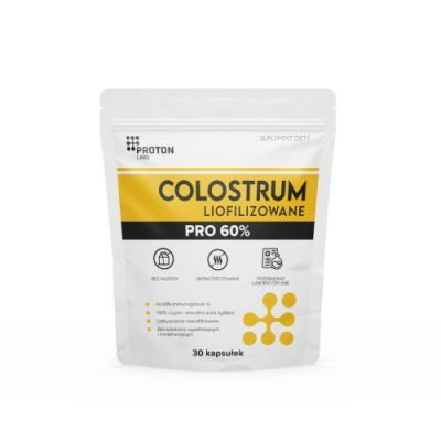 Proton Labs Colostrum Liofilizowane PRO 60%, 30 kaps.