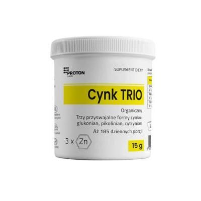 Proton Labs Cynk Trio, 3 formy organicznego cynku, 15 g