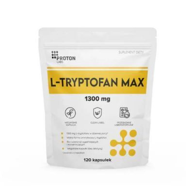 Proton Labs L-tryptofan Max 1300 mg, 120 kaps.