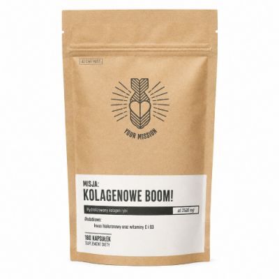 Proton Labs Misja: Kolagenowe boom! Hydrolizowany kolagen rybi, 180 kaps.