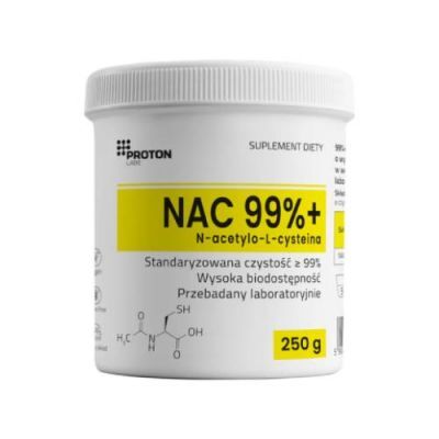 Proton Labs NAC 99%+ N-acetylo-L-cysteina, 250 g