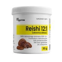 Proton Labs Reishi ekstrakt DER 12:1 z owocników Ganoderma lucidum, 30 g