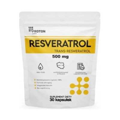 Proton Labs Resveratrol 500 mg, 30 kaps.