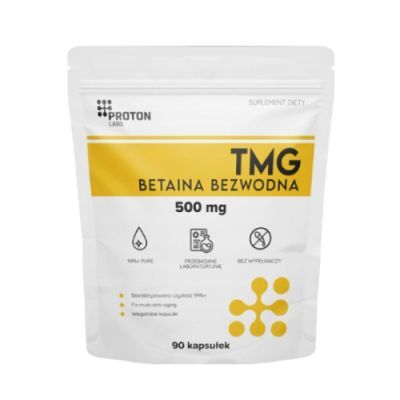 Proton Labs TMG Betaina bezwodna 500 mg, 90 kaps.